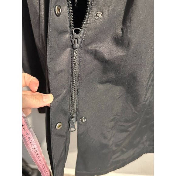 Eileen Fisher Black Stand Collar Jacket Soft Shell Black 1X Women's Coat Nylon - Picture 6 of 7